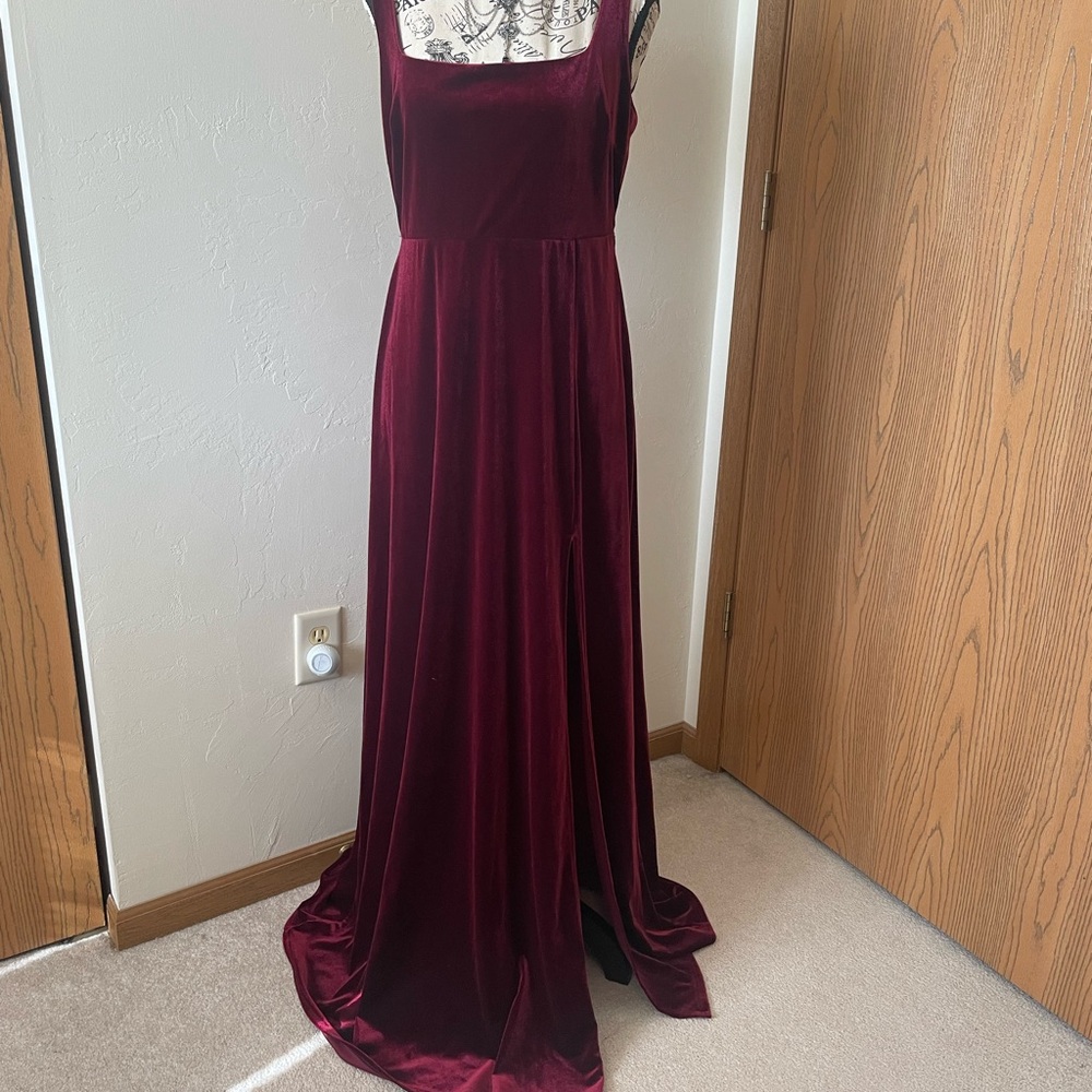 Birdy Grey Cabernet Alex Velvet Dress